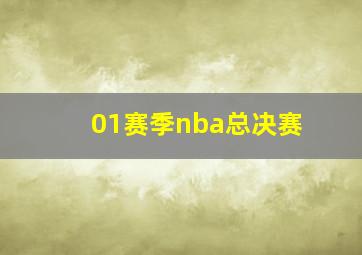 01赛季nba总决赛