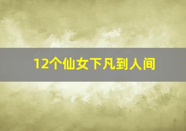 12个仙女下凡到人间