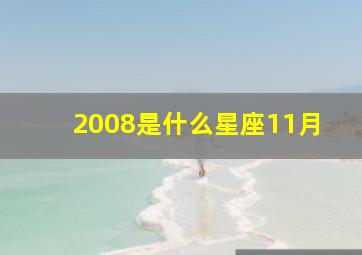 2008是什么星座11月