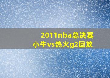 2011nba总决赛小牛vs热火g2回放