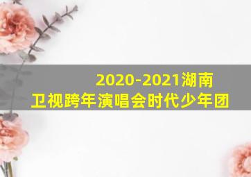 2020-2021湖南卫视跨年演唱会时代少年团