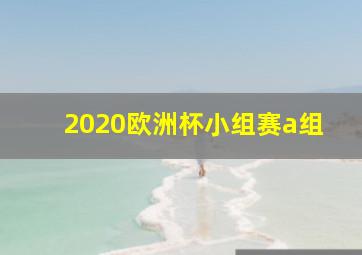 2020欧洲杯小组赛a组