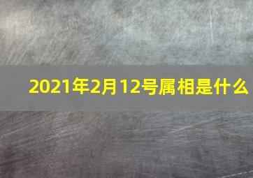 2021年2月12号属相是什么