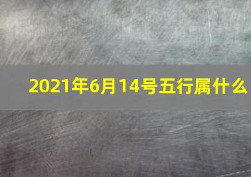 2021年6月14号五行属什么