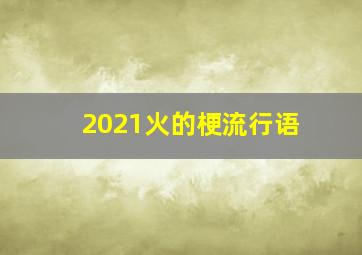 2021火的梗流行语