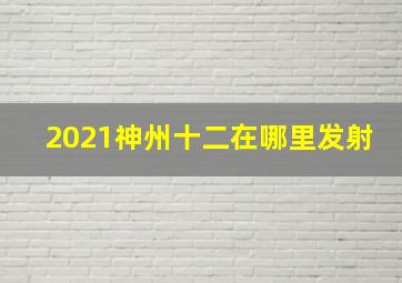 2021神州十二在哪里发射