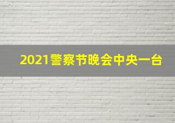 2021警察节晚会中央一台