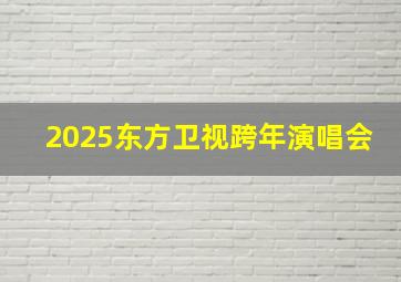 2025东方卫视跨年演唱会