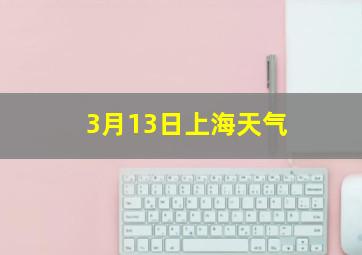 3月13日上海天气