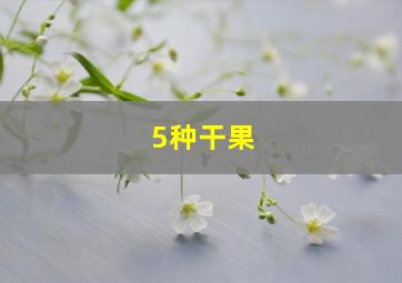 5种干果