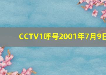 CCTV1呼号2001年7月9日