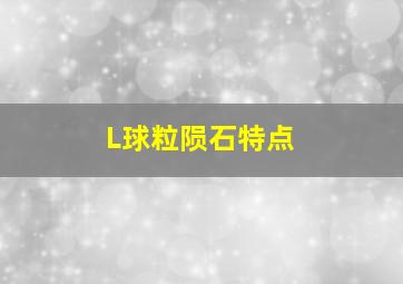 L球粒陨石特点