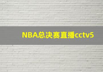 NBA总决赛直播cctv5