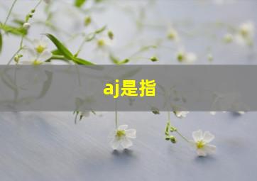 aj是指