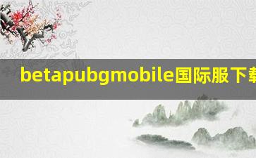 betapubgmobile国际服下载32位