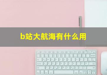 b站大航海有什么用