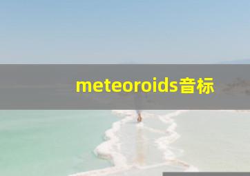 meteoroids音标