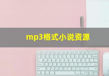 mp3格式小说资源