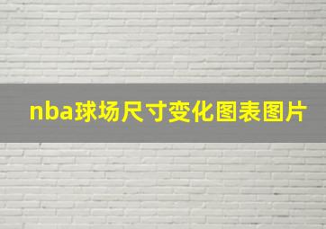 nba球场尺寸变化图表图片