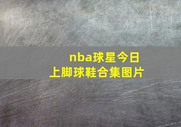 nba球星今日上脚球鞋合集图片