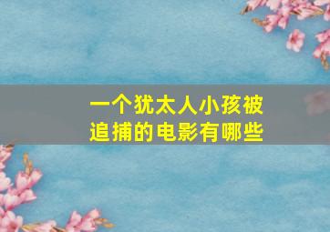 一个犹太人小孩被追捕的电影有哪些