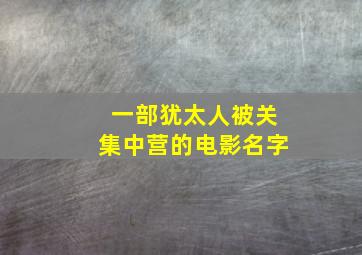 一部犹太人被关集中营的电影名字