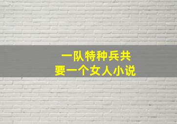 一队特种兵共要一个女人小说