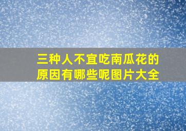 三种人不宜吃南瓜花的原因有哪些呢图片大全