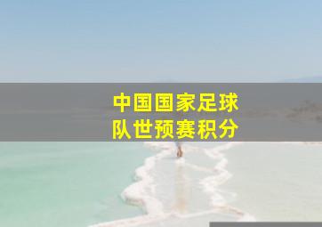 中国国家足球队世预赛积分