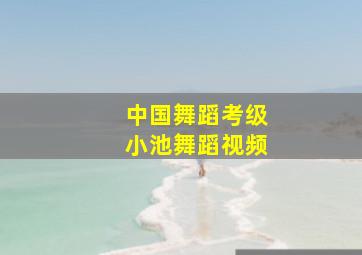 中国舞蹈考级小池舞蹈视频