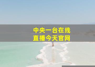 中央一台在线直播今天官网