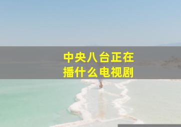 中央八台正在播什么电视剧