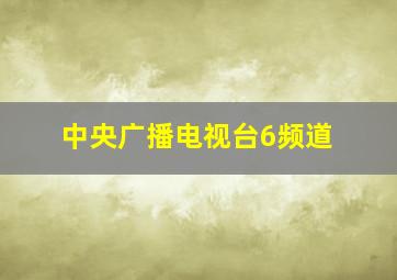 中央广播电视台6频道