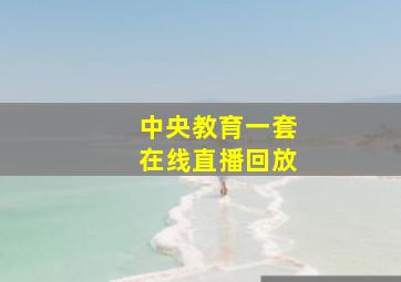 中央教育一套在线直播回放