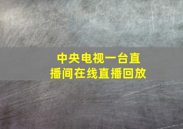 中央电视一台直播间在线直播回放