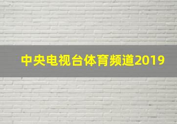 中央电视台体育频道2019