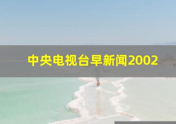 中央电视台早新闻2002