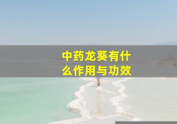 中药龙葵有什么作用与功效