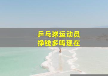 乒乓球运动员挣钱多吗现在