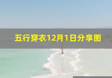 五行穿衣12月1日分享图