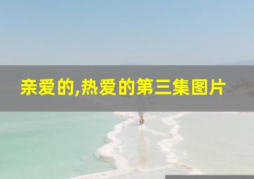 亲爱的,热爱的第三集图片