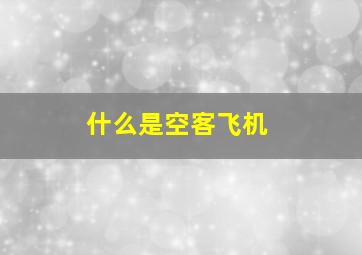 什么是空客飞机