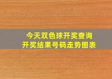 今天双色球开奖查询开奖结果号码走势图表