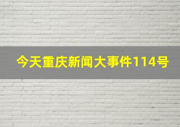 今天重庆新闻大事件114号