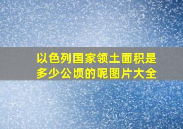 以色列国家领土面积是多少公顷的呢图片大全