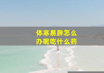 体寒易胖怎么办呢吃什么药