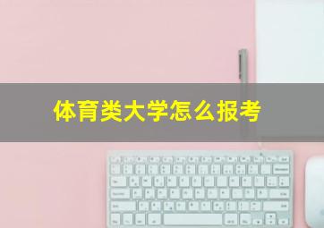 体育类大学怎么报考