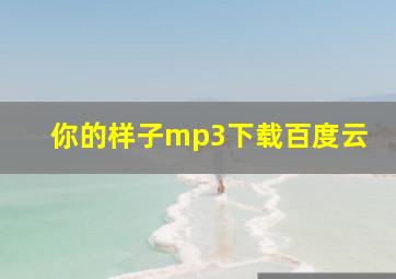 你的样子mp3下载百度云