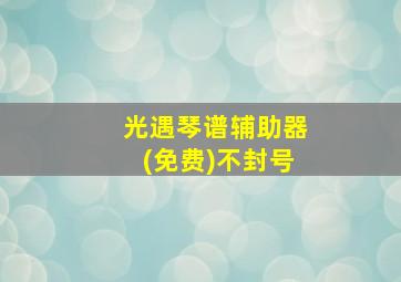 光遇琴谱辅助器(免费)不封号