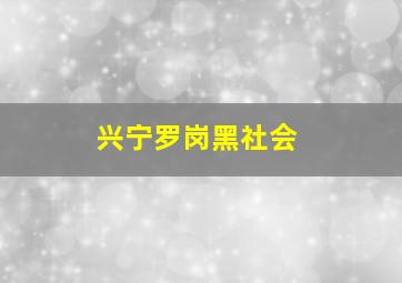 兴宁罗岗黑社会